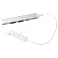 Aluminum 4-Port USB-A and C Hub 10