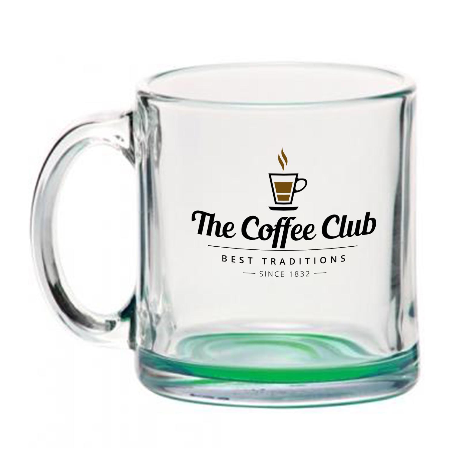 13 oz. Kona Glass Coffee Mug (2 Color Imprint) 3