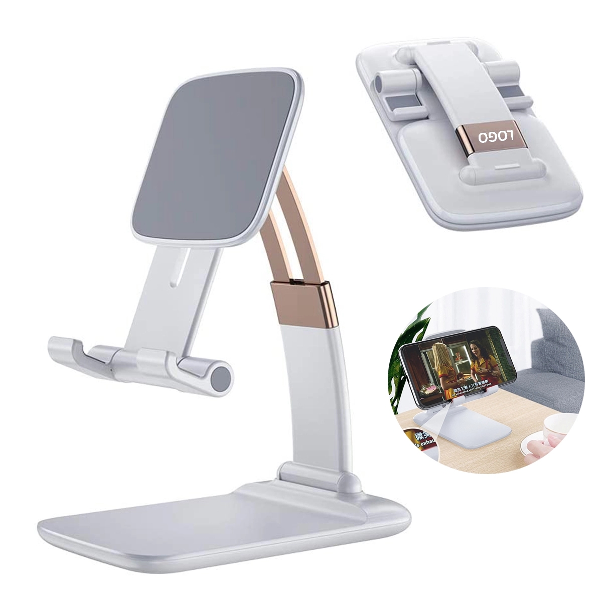 Foldable Rotating Mobile Phone Holder 4