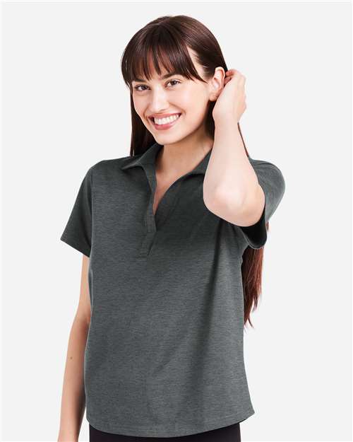 Women's Fairway Marbled Jersey Polo - PDP7058 18