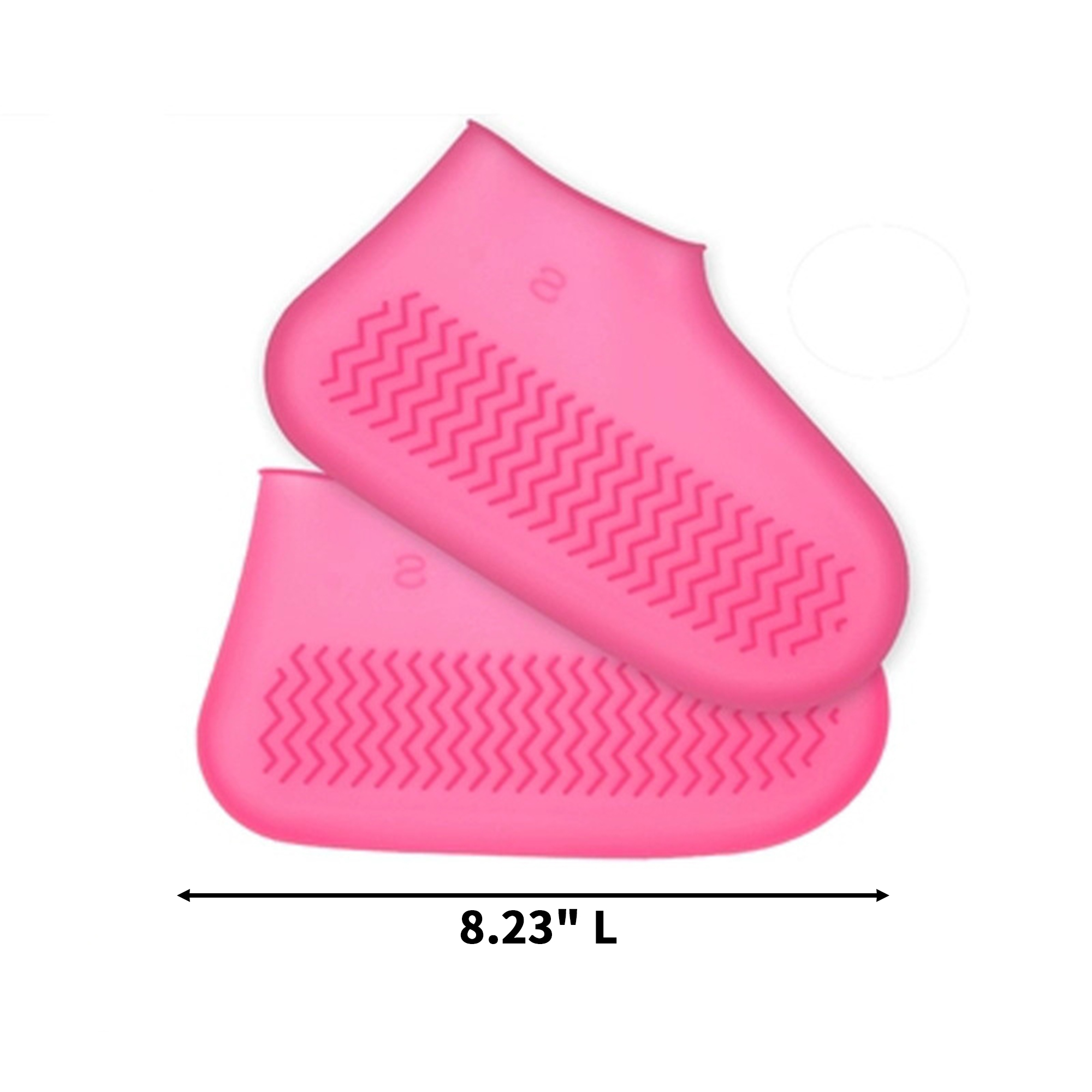 Elastic Silicone Waterproof Shoe Cover Size S 8.23" Length 9
