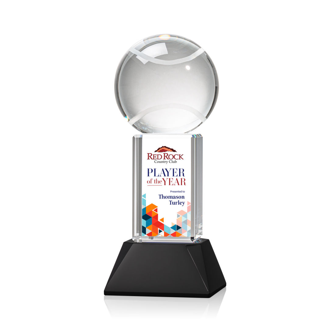 Tennis Ball VividPrint™ Award on Stowe - Black 4