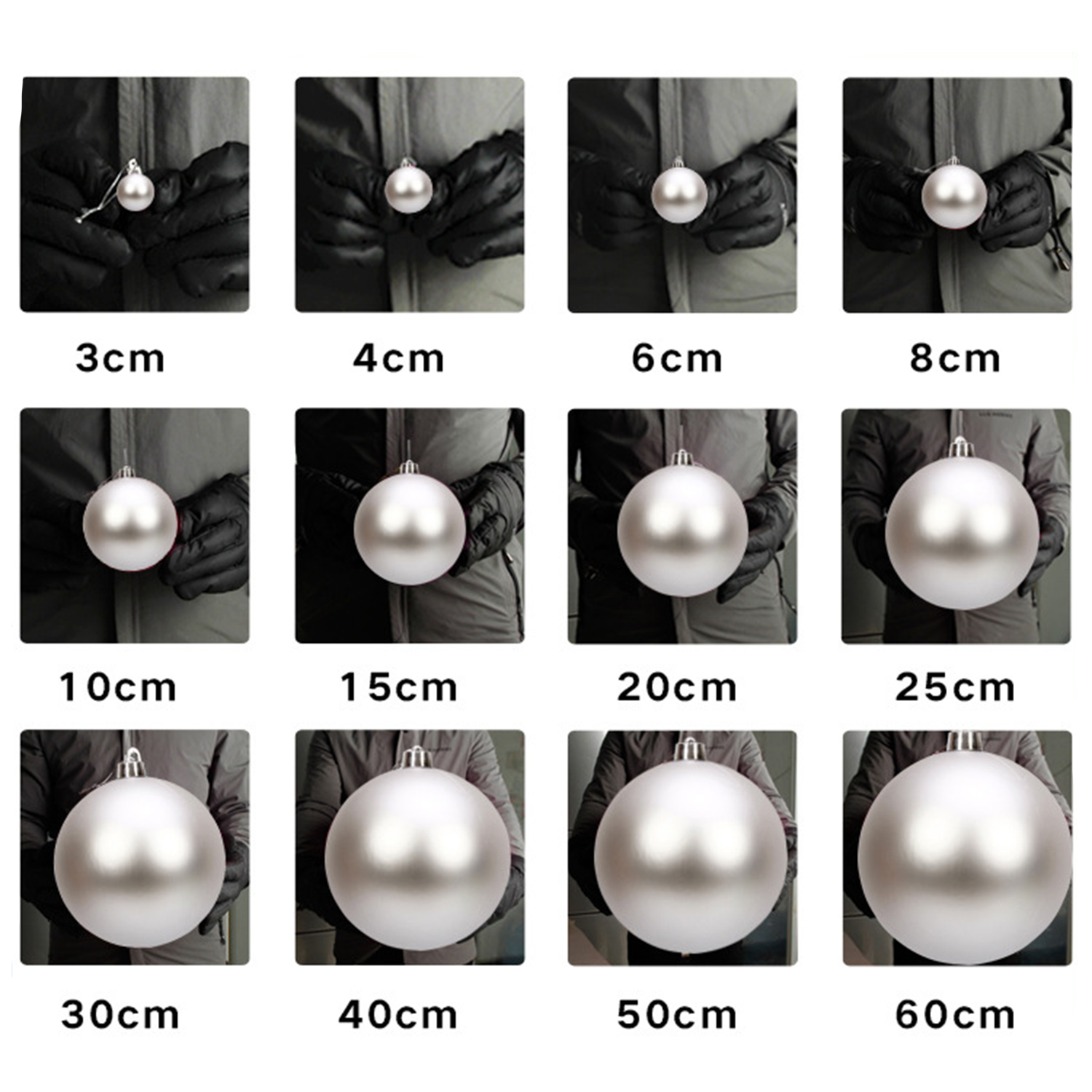 Large Plastic Christmas Ball 3