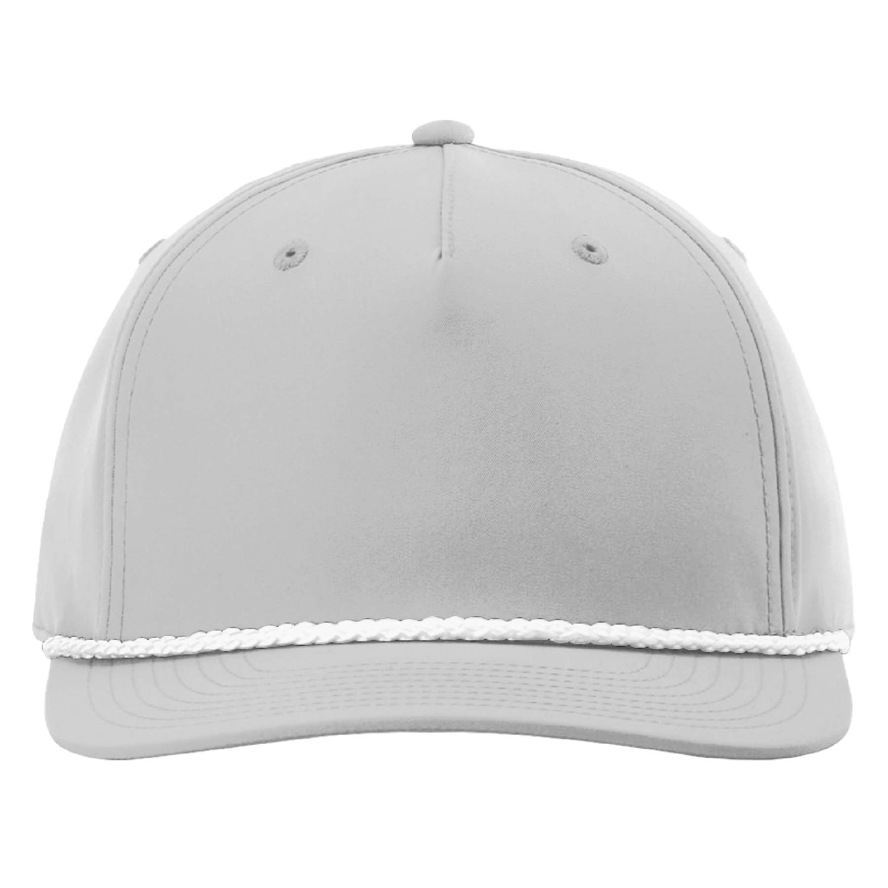 Richardson #258 Five Panel Rope Cap w/Leatherette Adhesive Patches or Embroidery 14