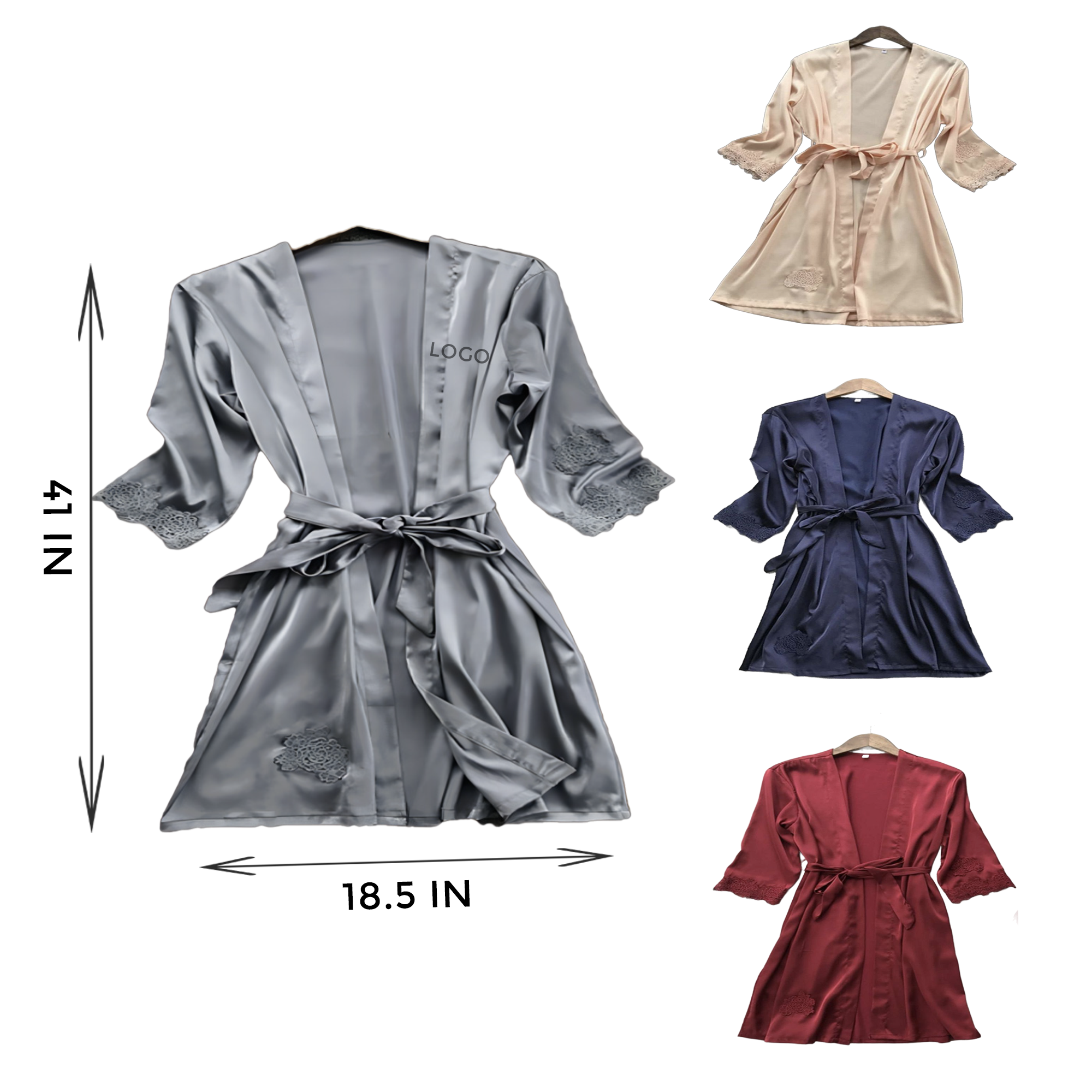 MOQ 10 PCS Silk Pajamas 2