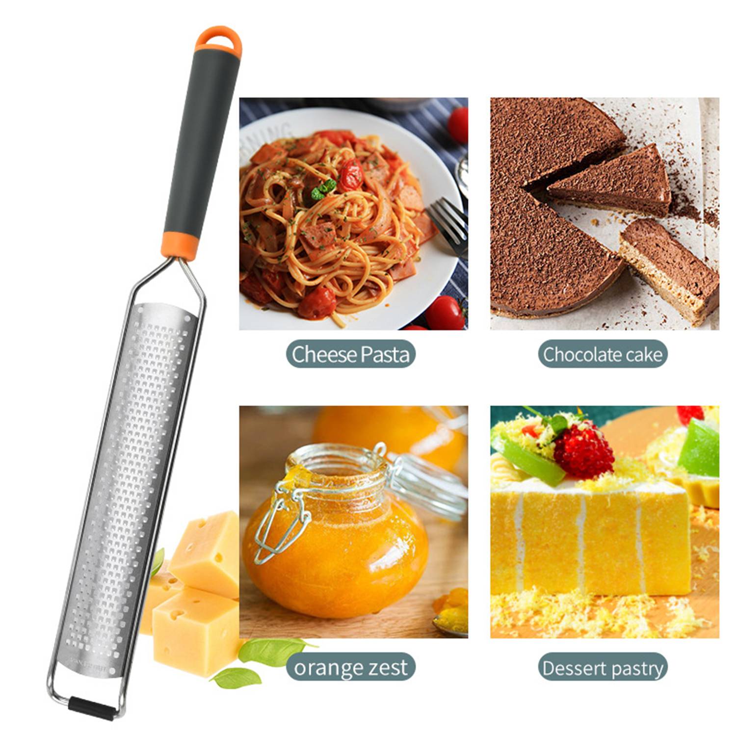 Stainless Steel Lemon Grater Zester 6