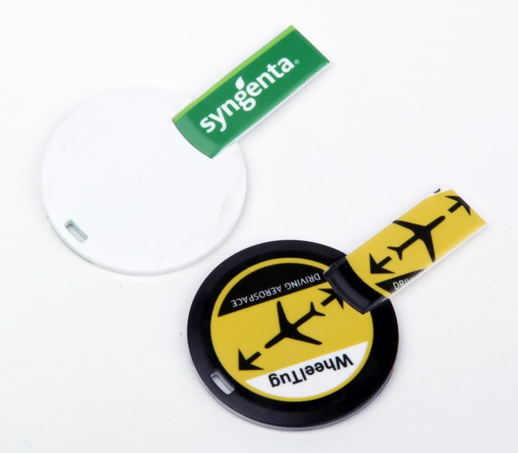 Round Card USB Flash Drive 3