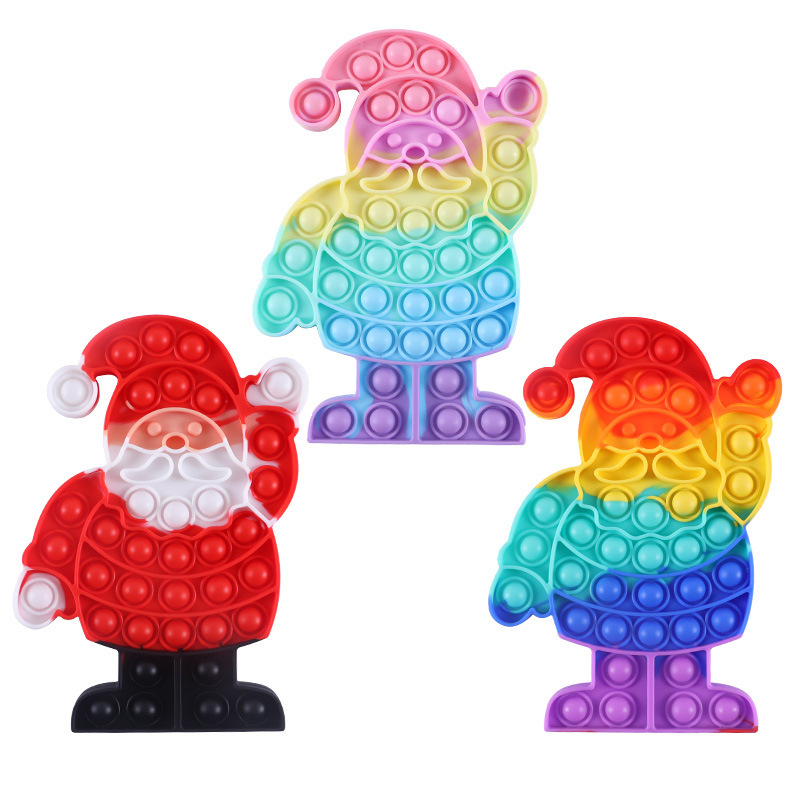 Christmas Santa Claus Push Bubble Fidget Toys 5