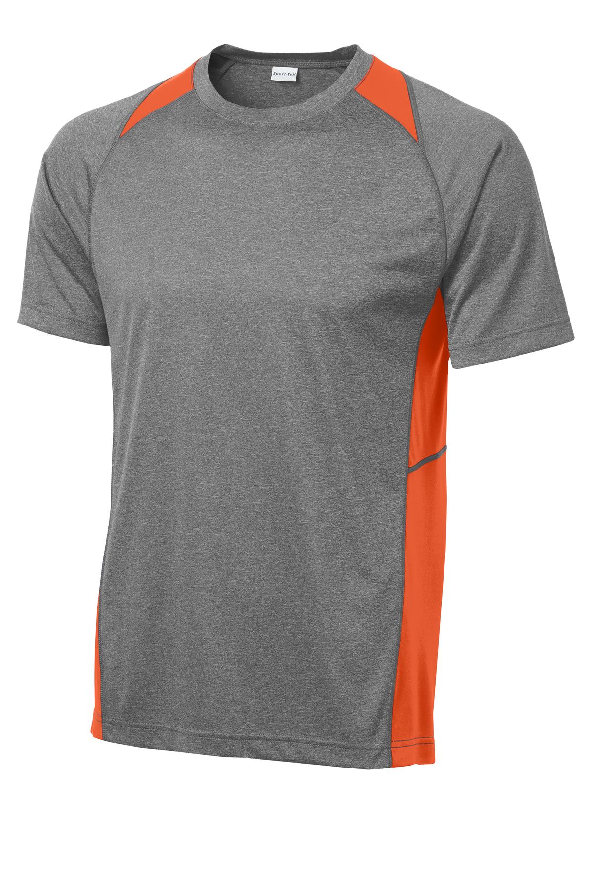 Sport-Tek Heather Colorblock Contender Tee. ST361 10
