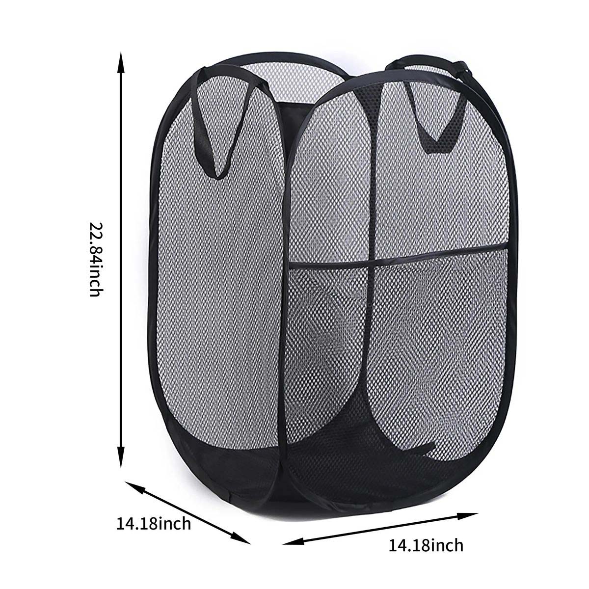 This insulated cooler backpack holds up to 30 cans and measures 16.93 by 13 by 7.49 inches. Made of 2