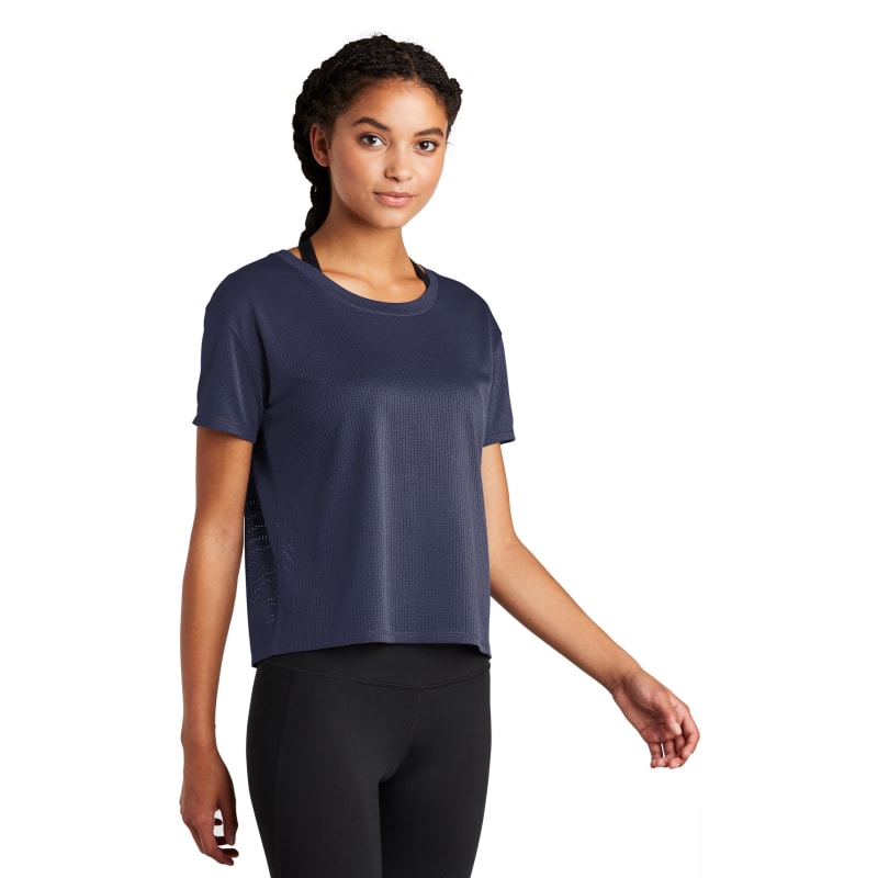 Sport-Tek Women's PosiCharge Draft Crop Tee. 3