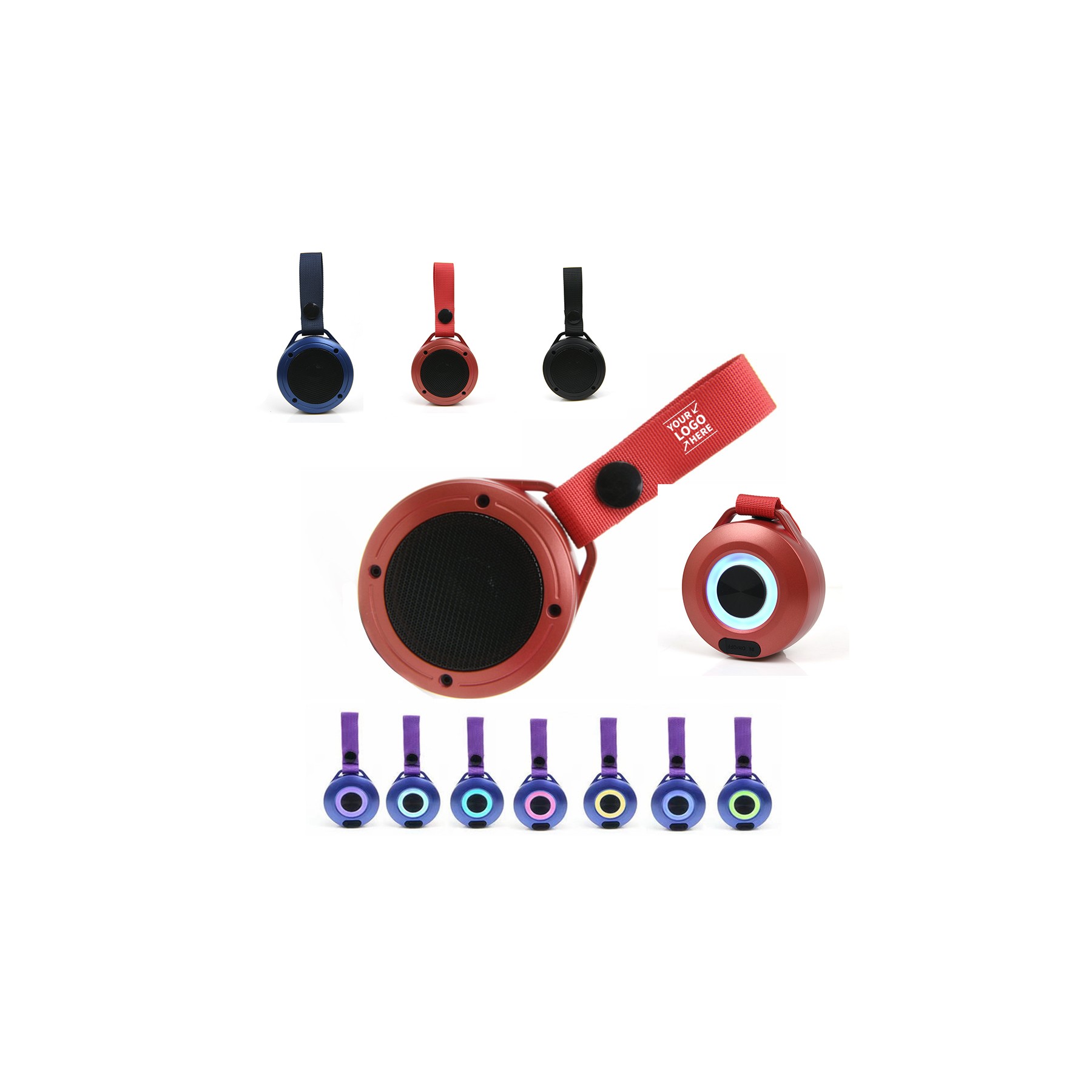 Light Weight Metal Mini Wireless Speaker With Lanyard 2