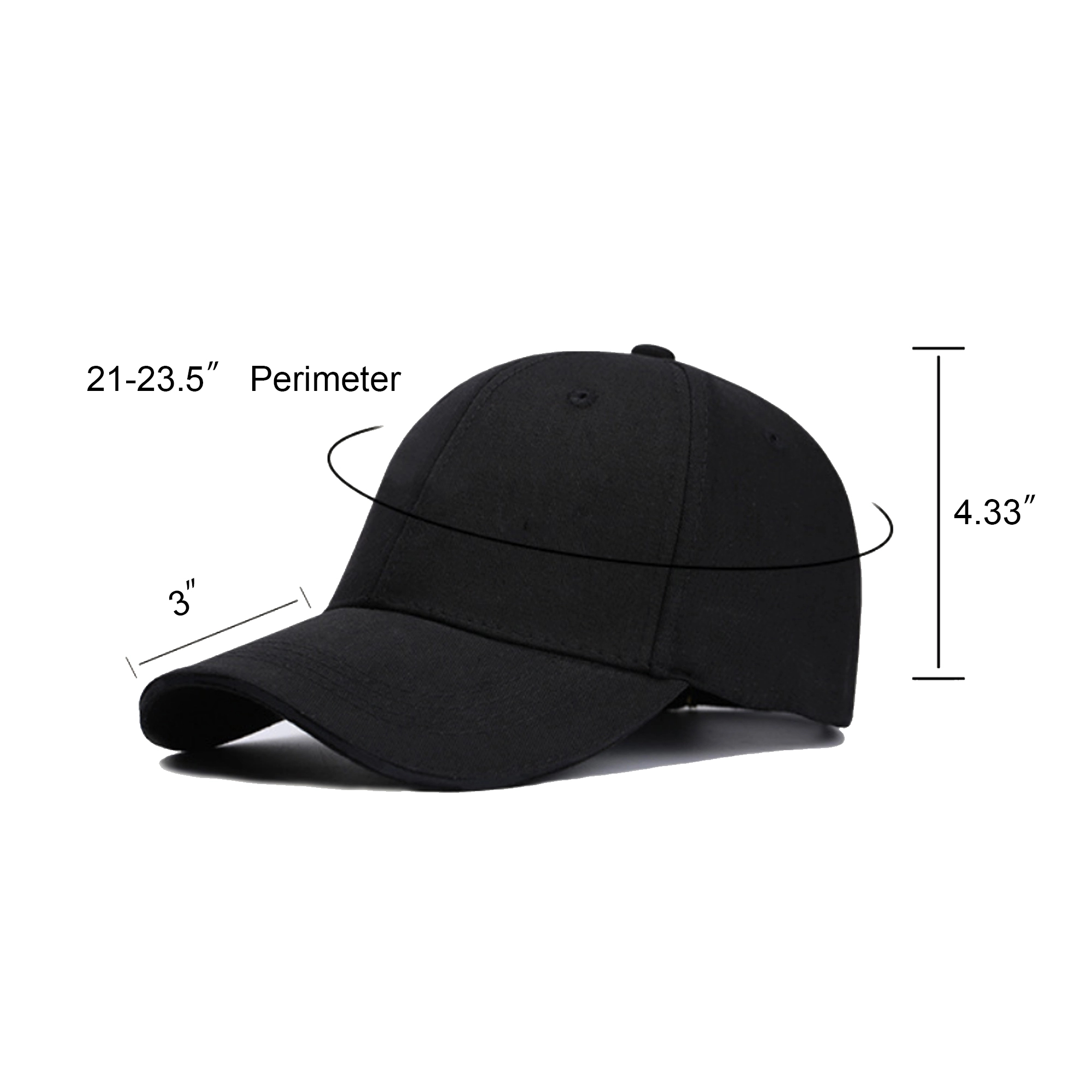 6 Panel Softtop Baseball Runner Cap w/ Metal Buckle 3