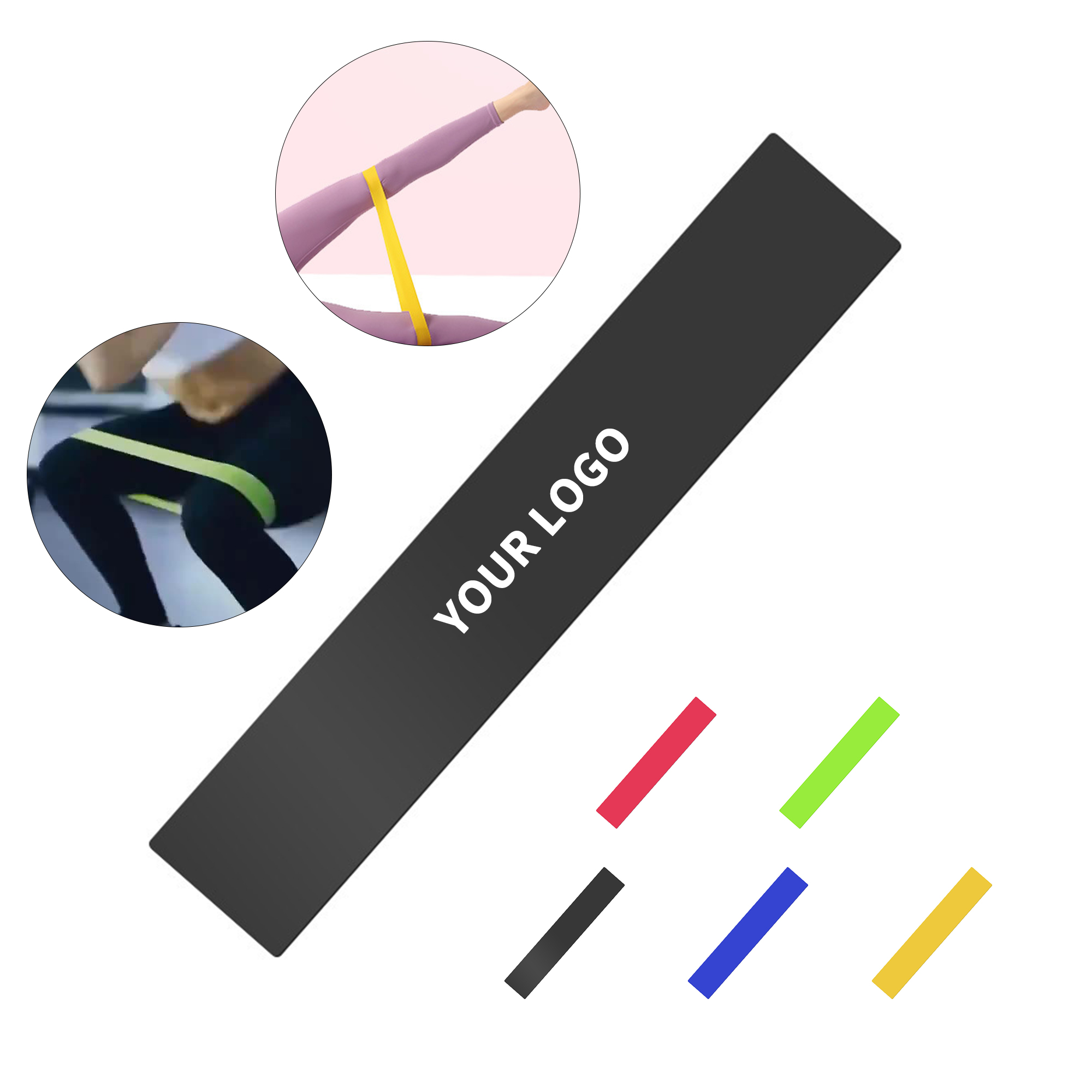 Latex Resistance Band Five Color Resistance Level 2