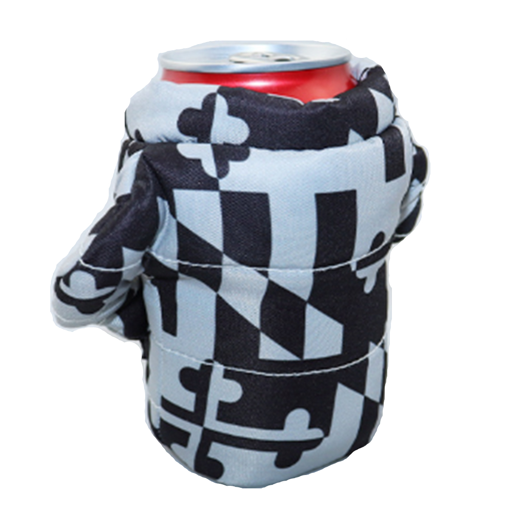 Zippered Puffy Jacket Can Coolie 4