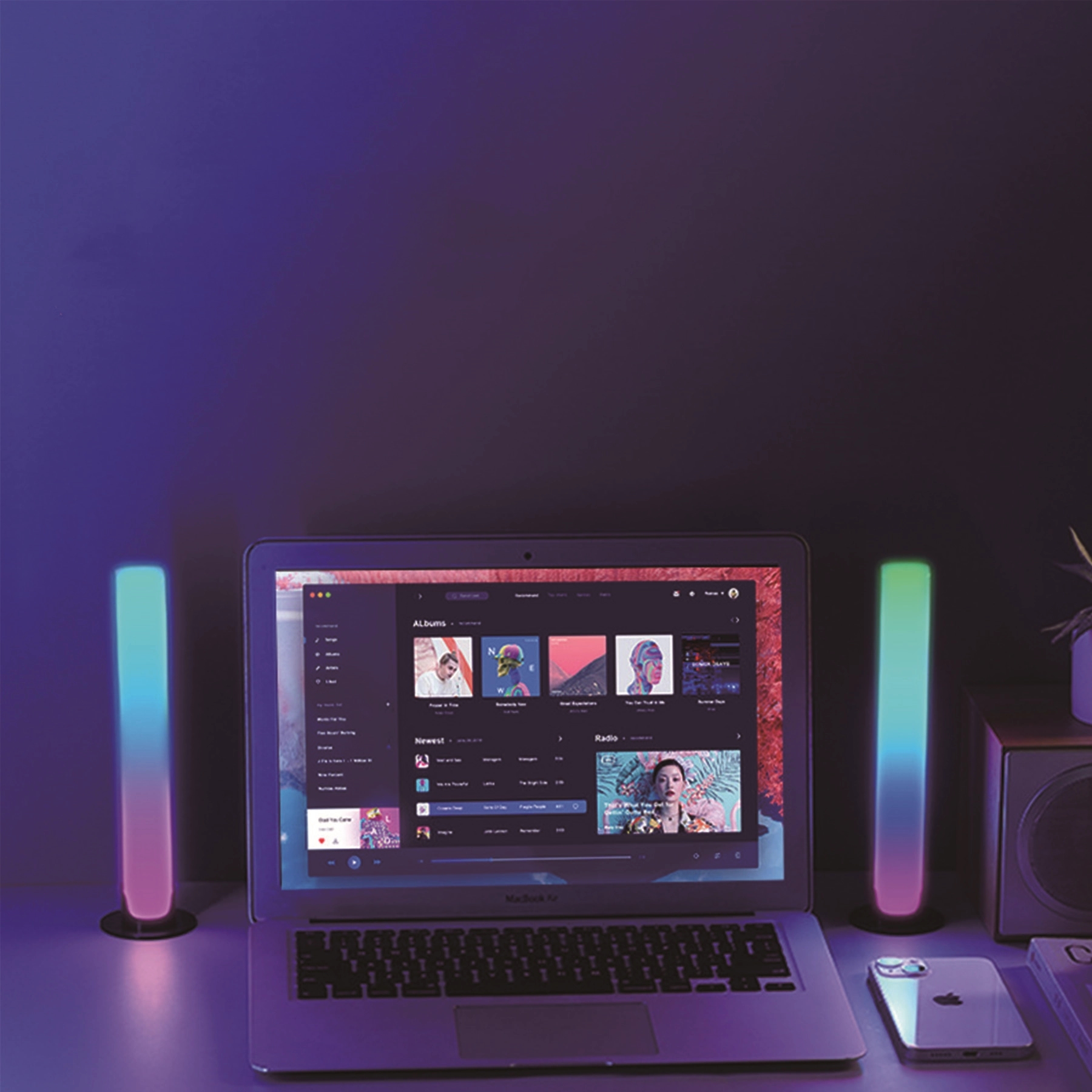 Wireless Voice-Activated Pickup Music Rhythm Lights 3