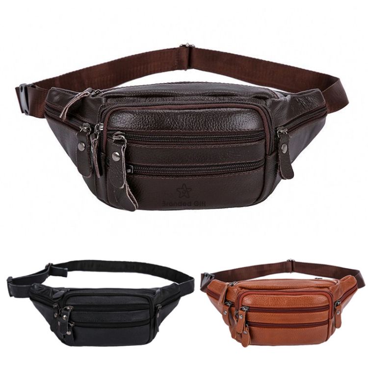 Fanny Pack Waist Bag Multifunction Leather 2