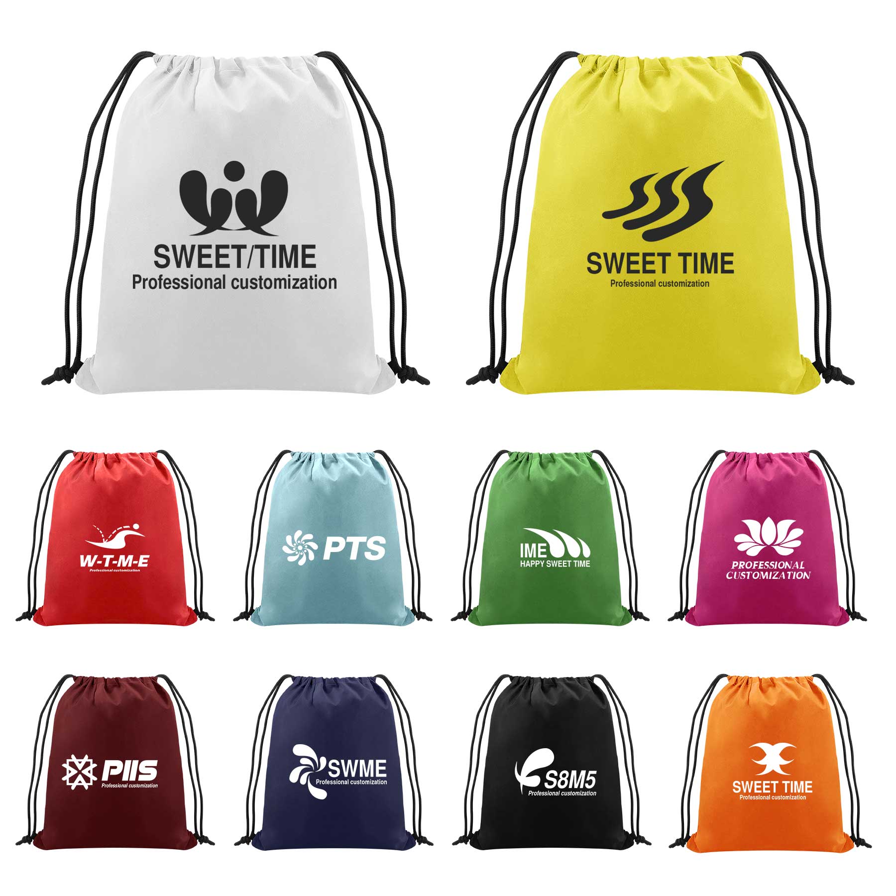 Drawstring Backpack Bundle Pocket 2