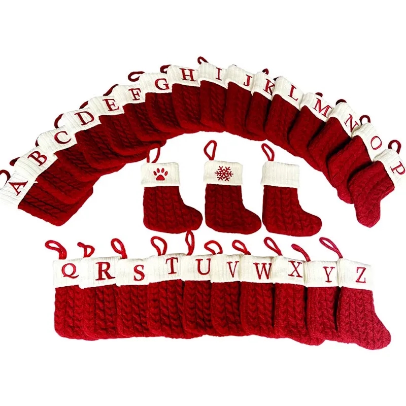 Knitted Christmas Stockings 2