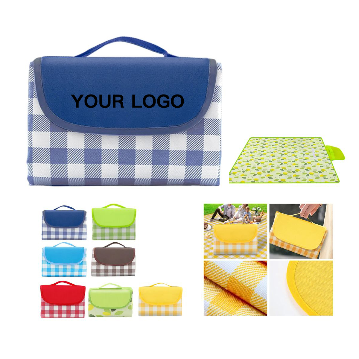Waterproof Non-Woven Picnic Mat for Beach and Camping 4