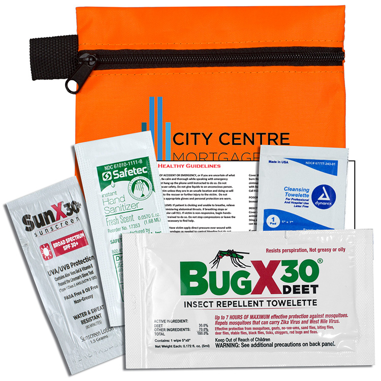 'Stay Safe Kit' 4 Piece Insect Repellent Kit in Zipper Pouch 8