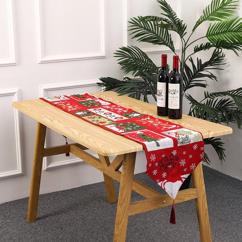 Christmas Knitted Cloth Table Runner 6