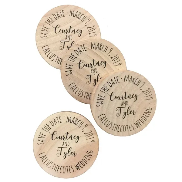 Wooden Advertising Nickel 5