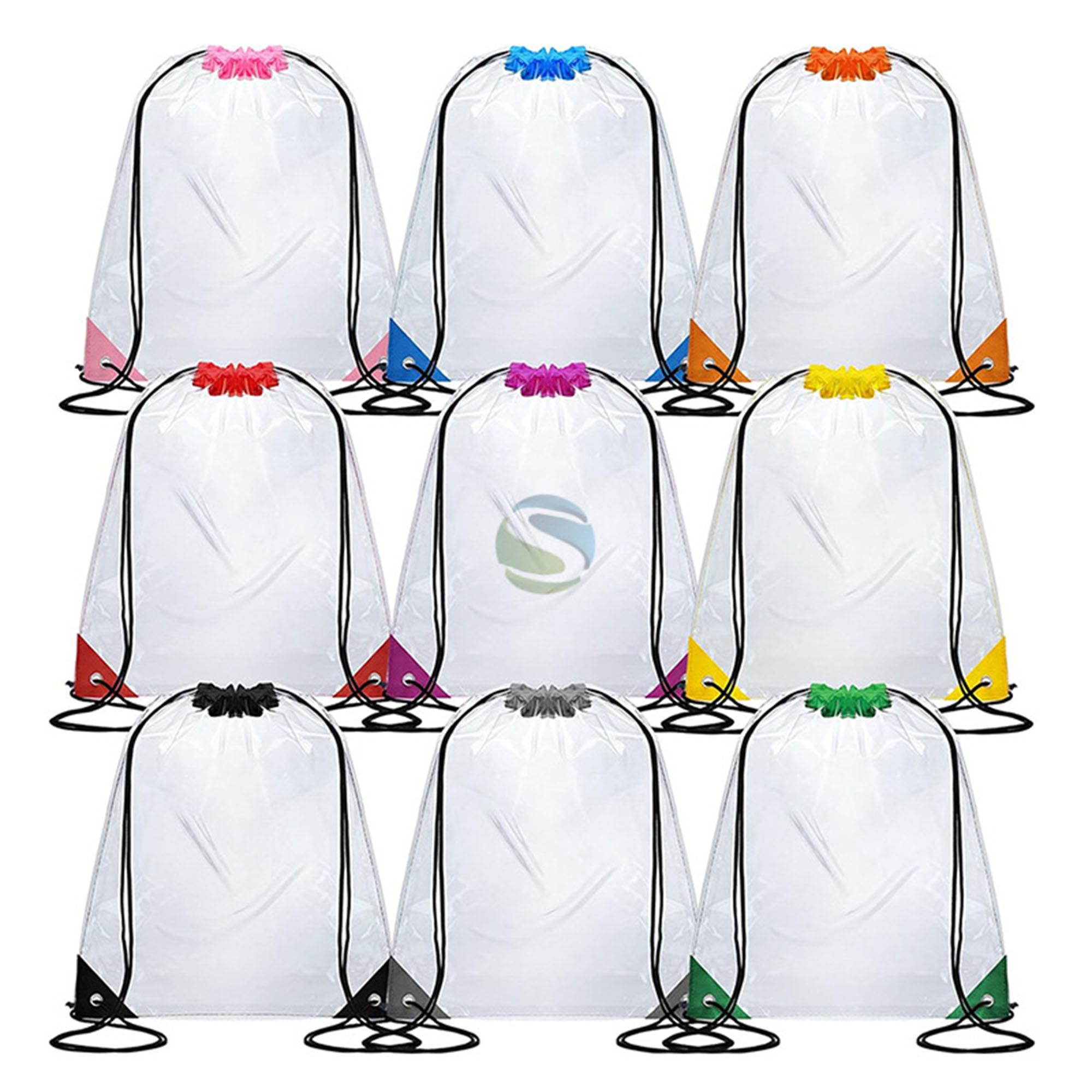 Clear PVC Drawstring Dustproof Shoe Bag 2