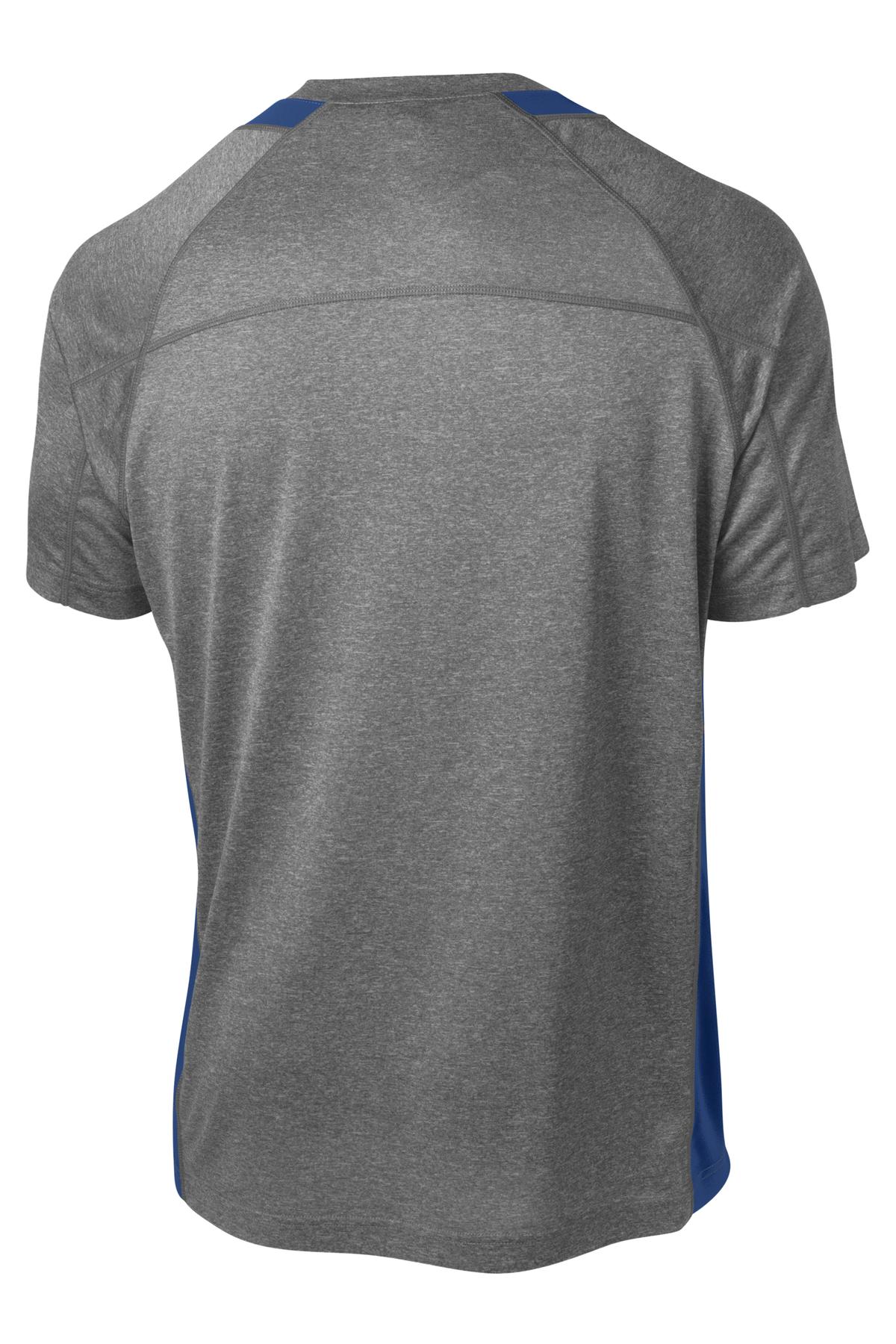 Sport-Tek Heather Colorblock Contender Tee. ST361 51