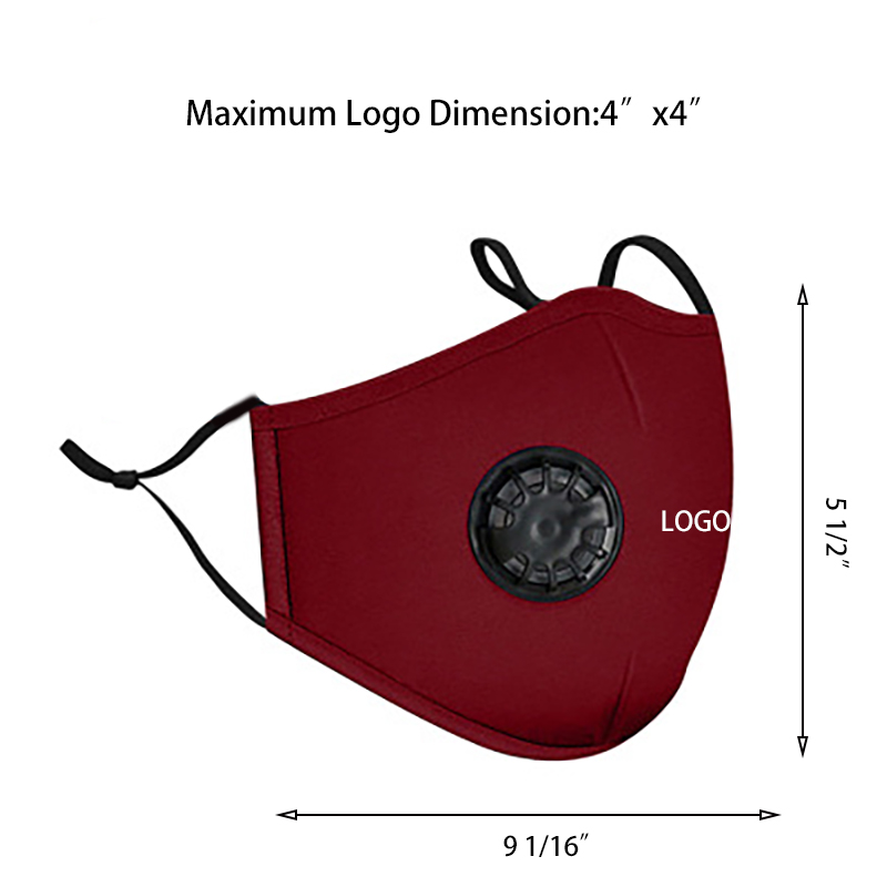 Reusable Cotton Mask With Valve 3