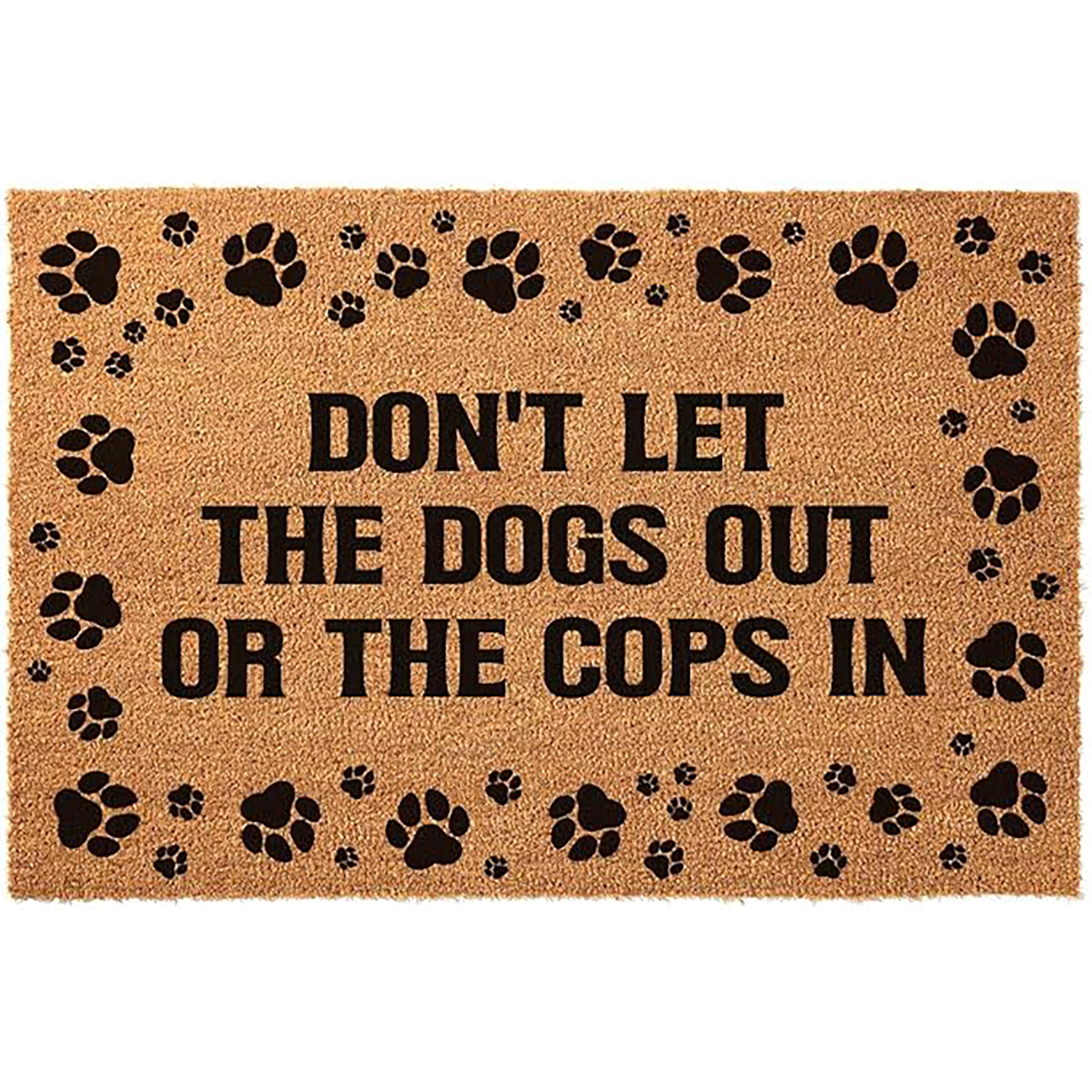 Coconut Shell Fiber Door Mat, Customizable 16