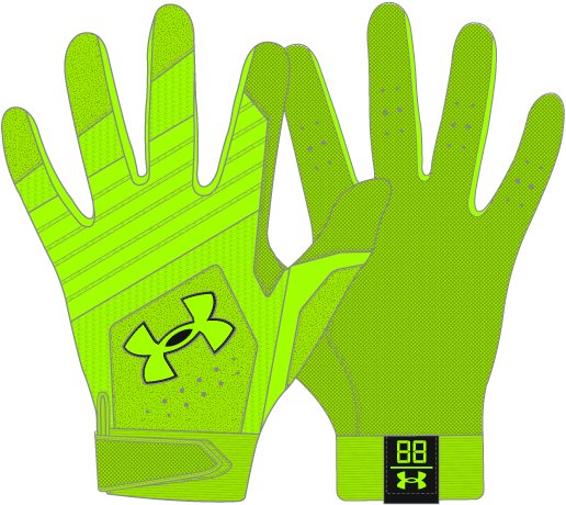 UA Clean Up T-Ball Boys' Batting Gloves 5