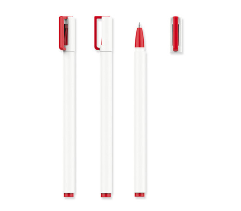 Slender Plastic Pen with Cap 9