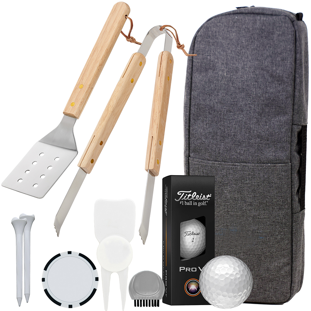 BBQ & Beverages Golf Kit with Titleist Pro V1 Golf Balls 3
