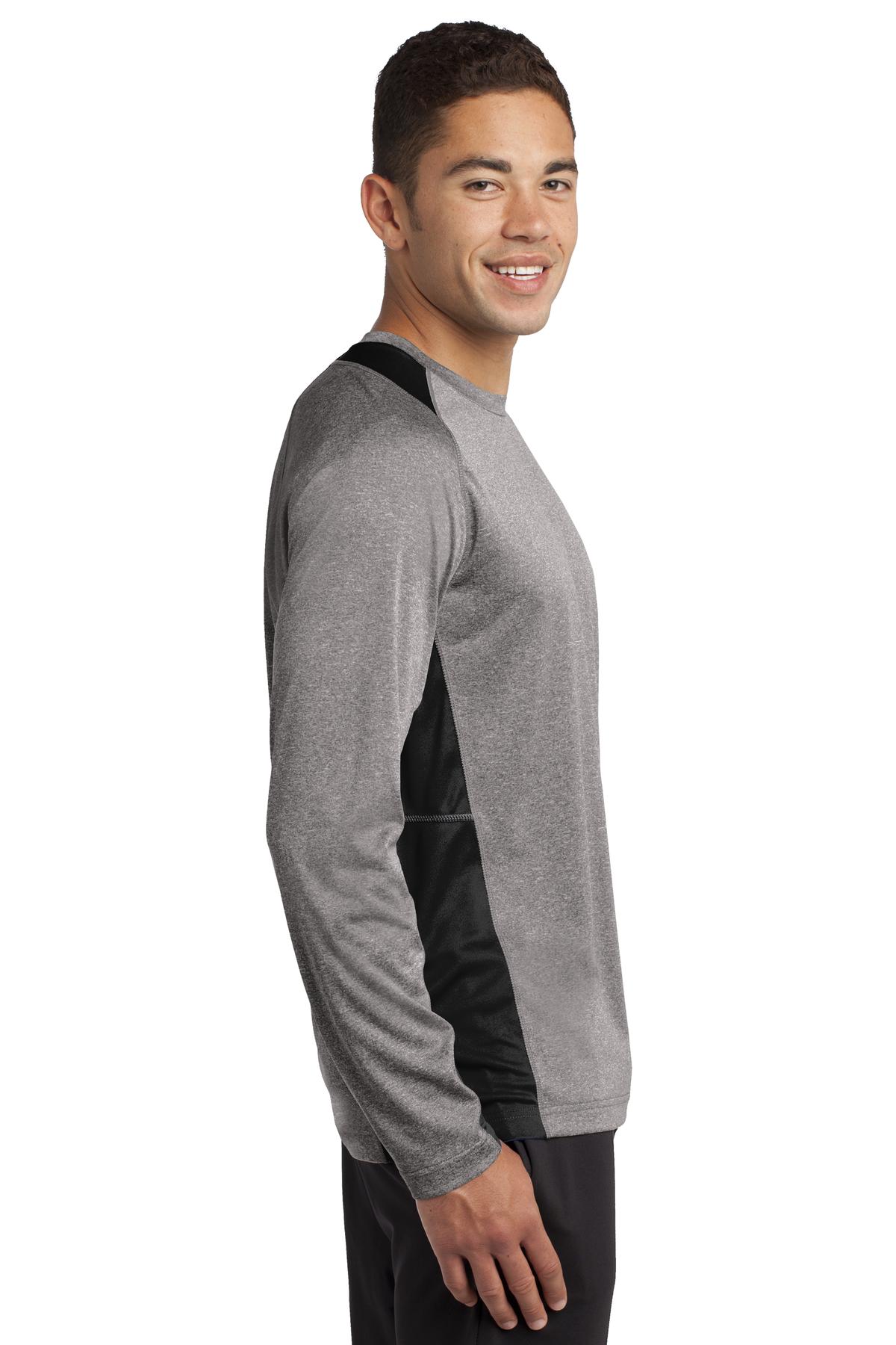 Long Sleeve Heather Colorblock Contender Tee