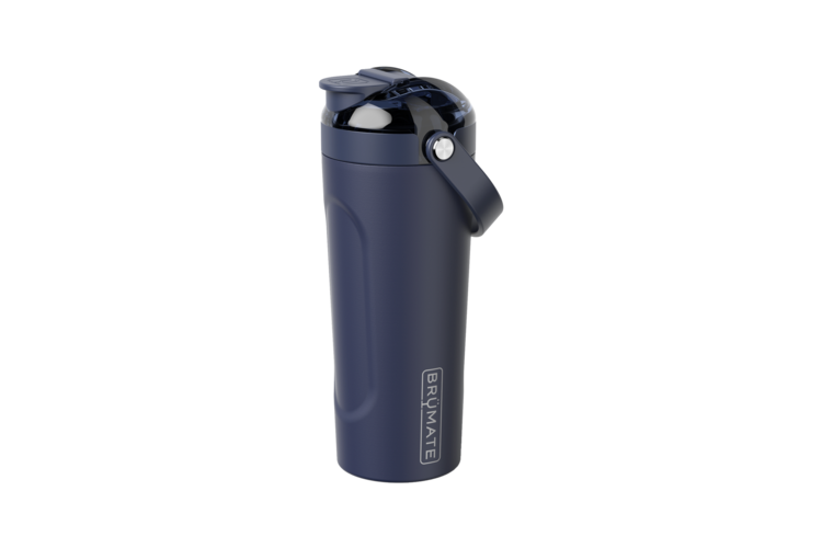 BruMate MultiShaker 25oz - Matte Navy, custom water bottle with logo imprint 2