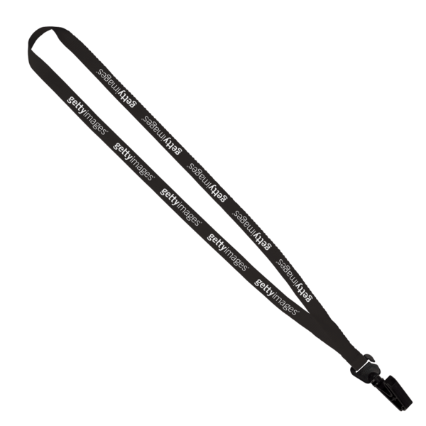 Evolution12 - 1/2" Polyester Welded Lanyard with Trapezoid and Plastic O-Ring 35