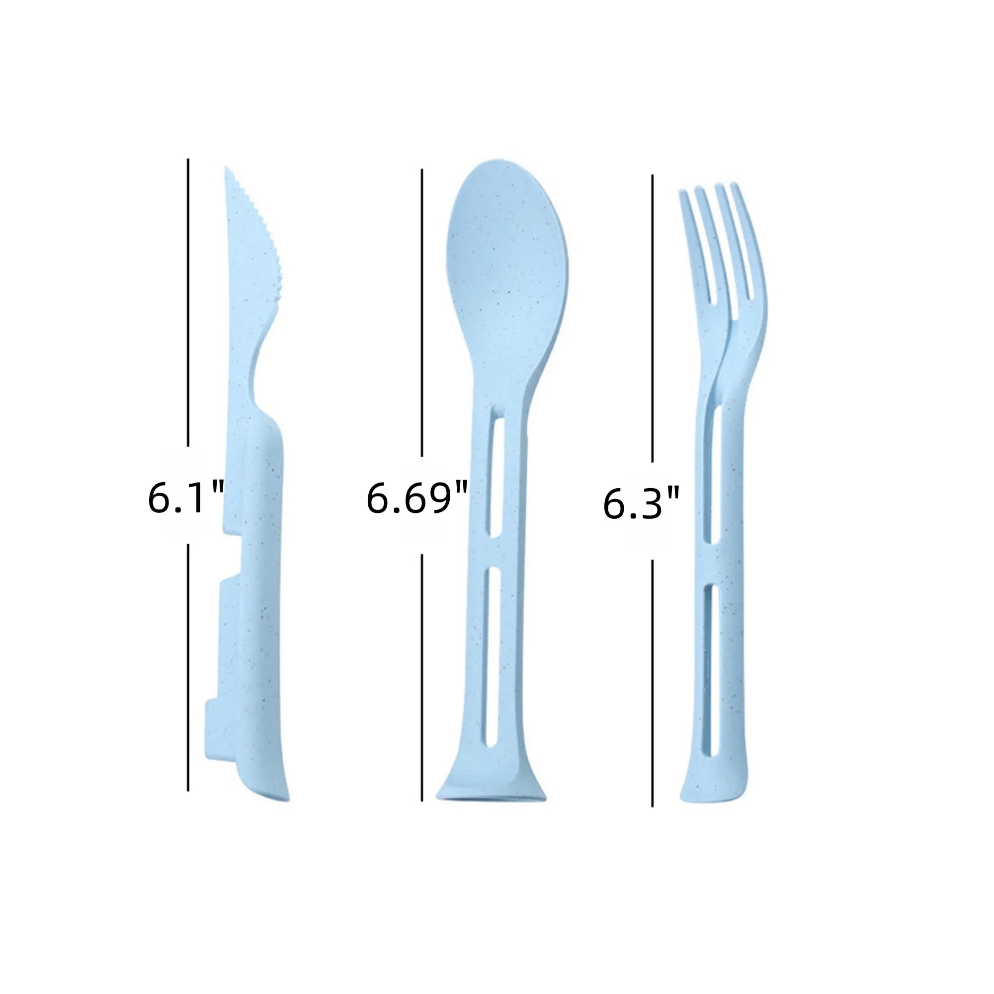 3-in-1 Knife Fork And Spoon Tableware Set 4