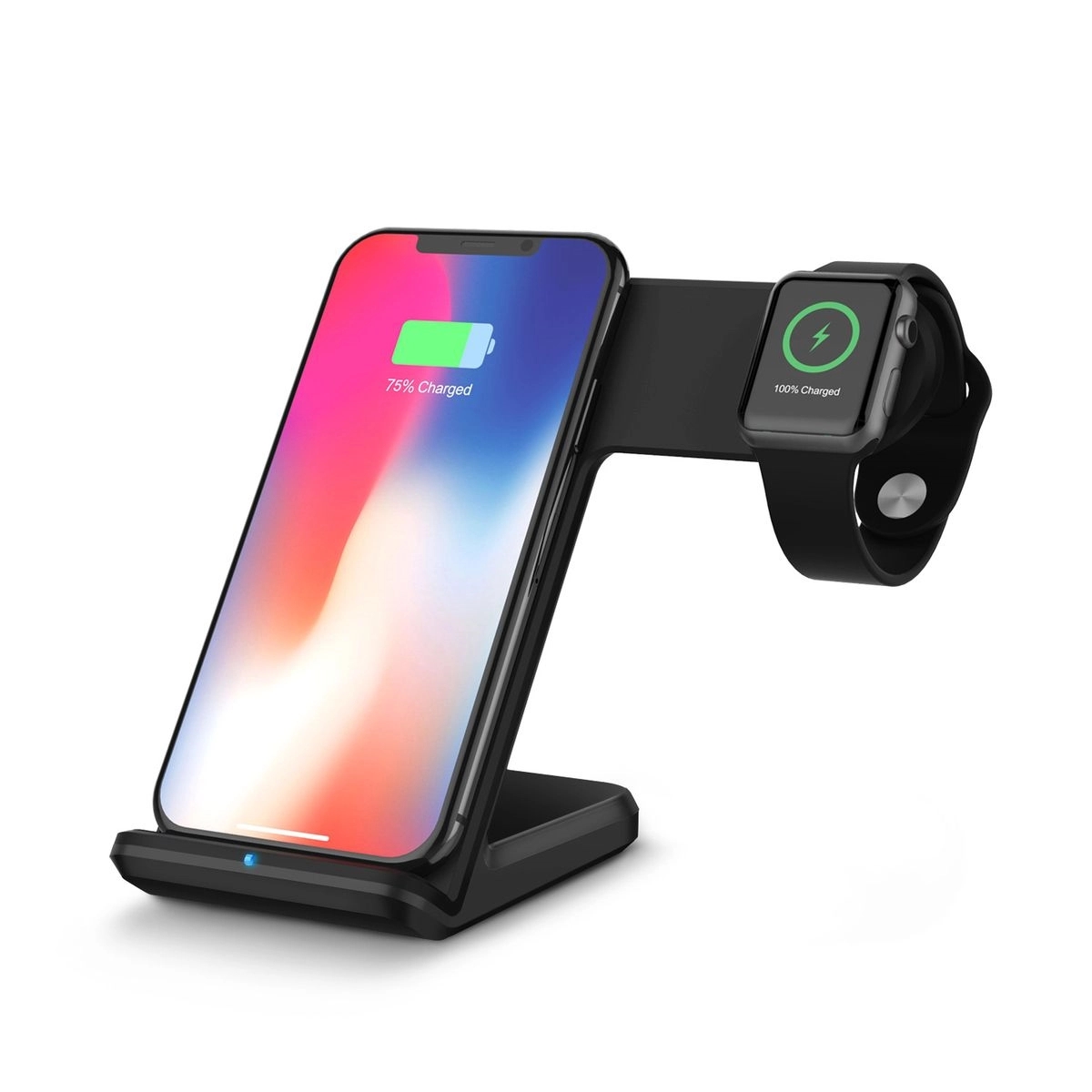 Wireless Charger Stand Cellphone Watch Fast Charging Station 8
