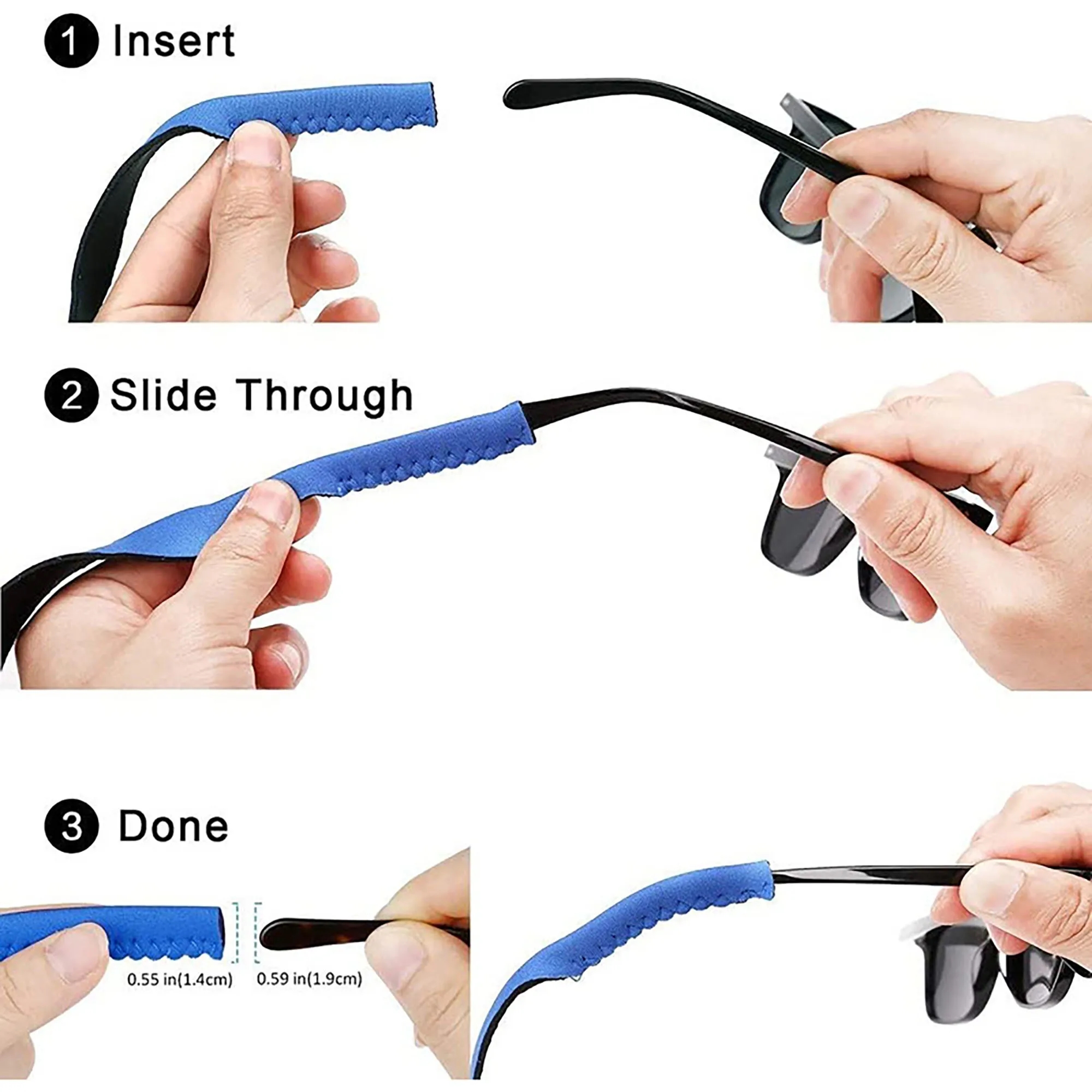 Neoprene Eyeglass/Sunglass Straps MOQ 100pcs 2