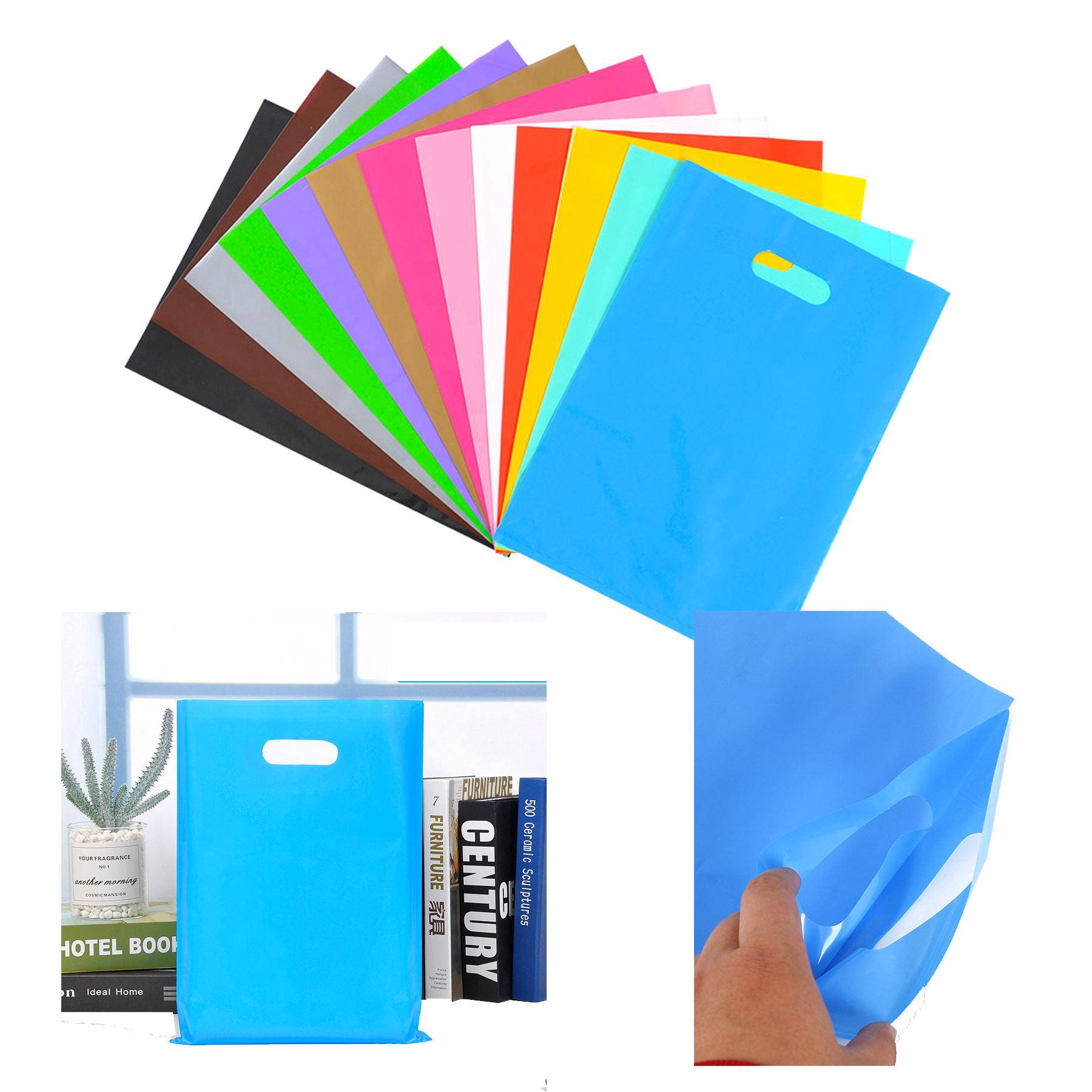 Fold Over Die Cut Handle Bags 3