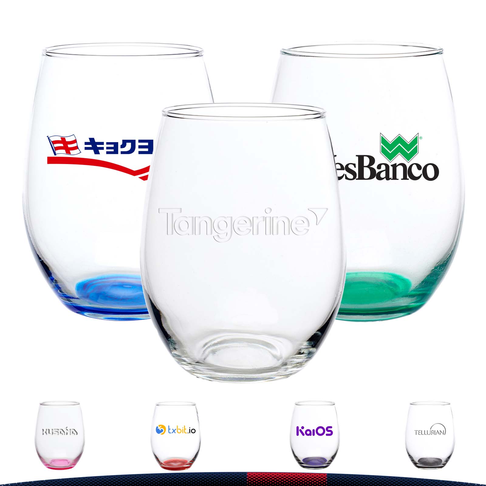 21 oz. Flib ARC Stemless Wine Glasses 6