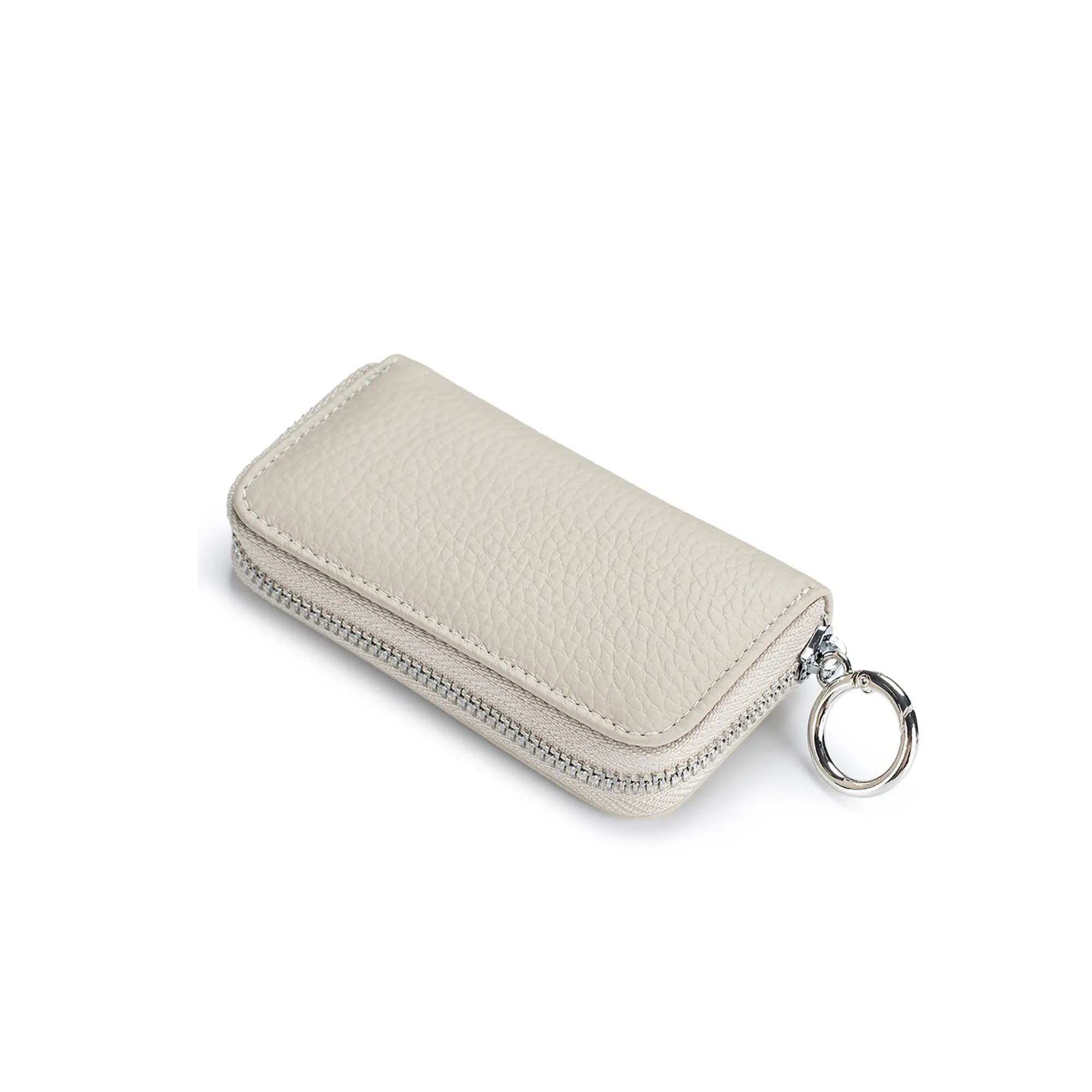 2 in 1 Genuine Leather Key Holder with 2 Card Slot 1