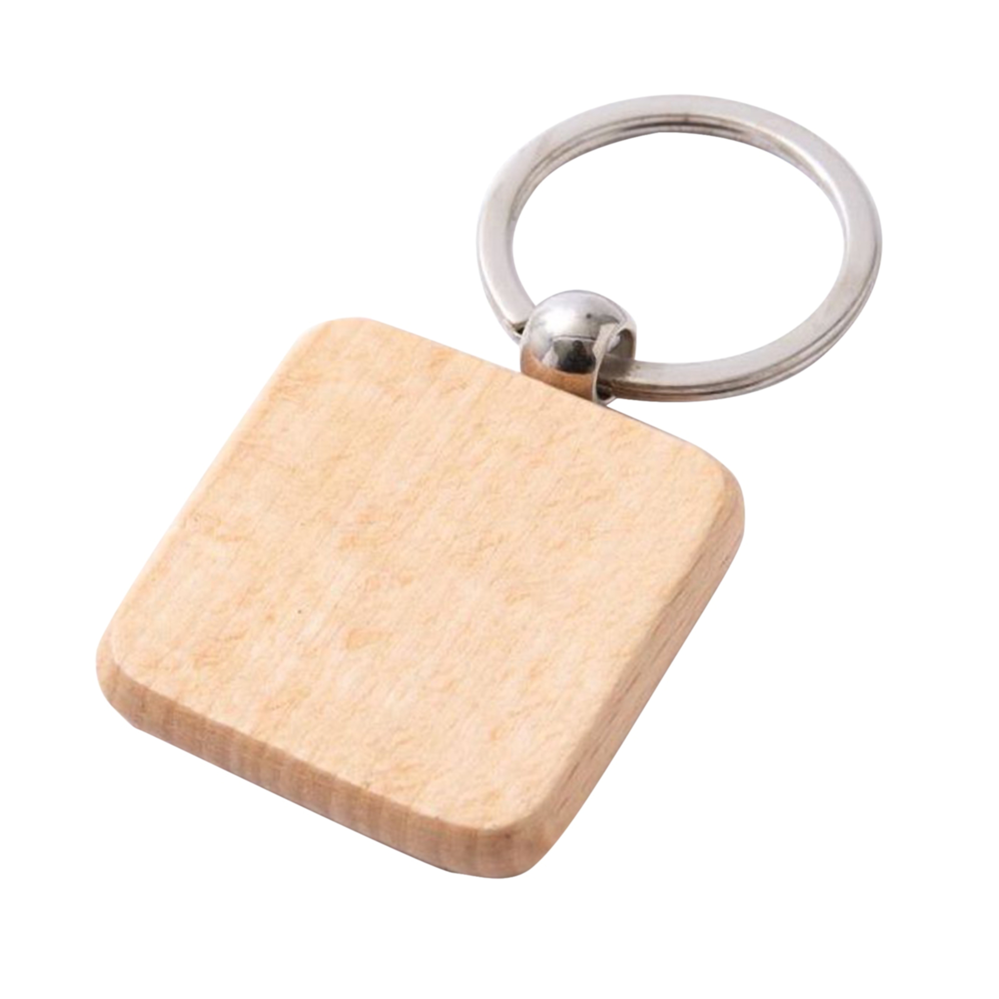 Personalized Wooden Keychain 2