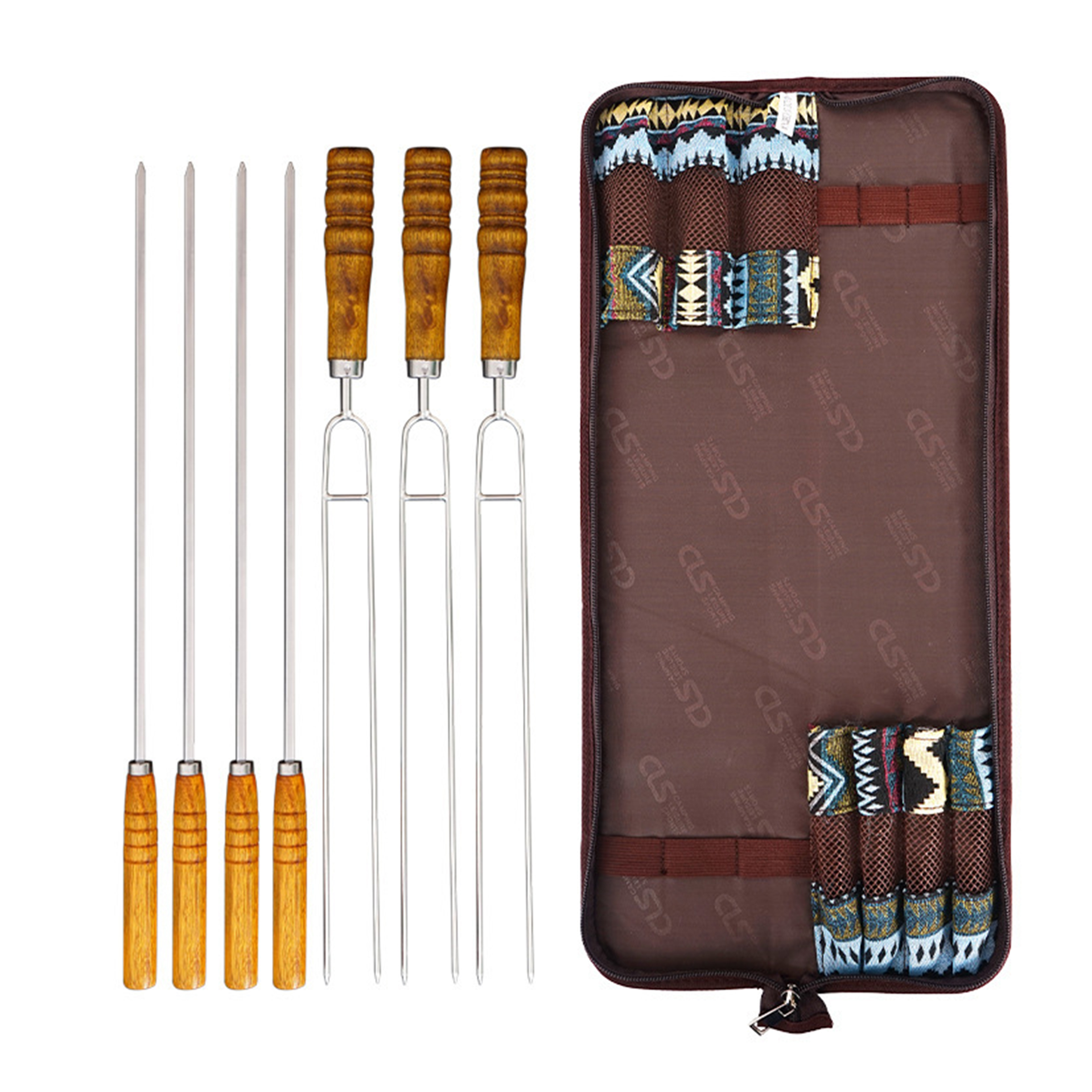 Stainless Steel Picnic Barbecue Skewer 4