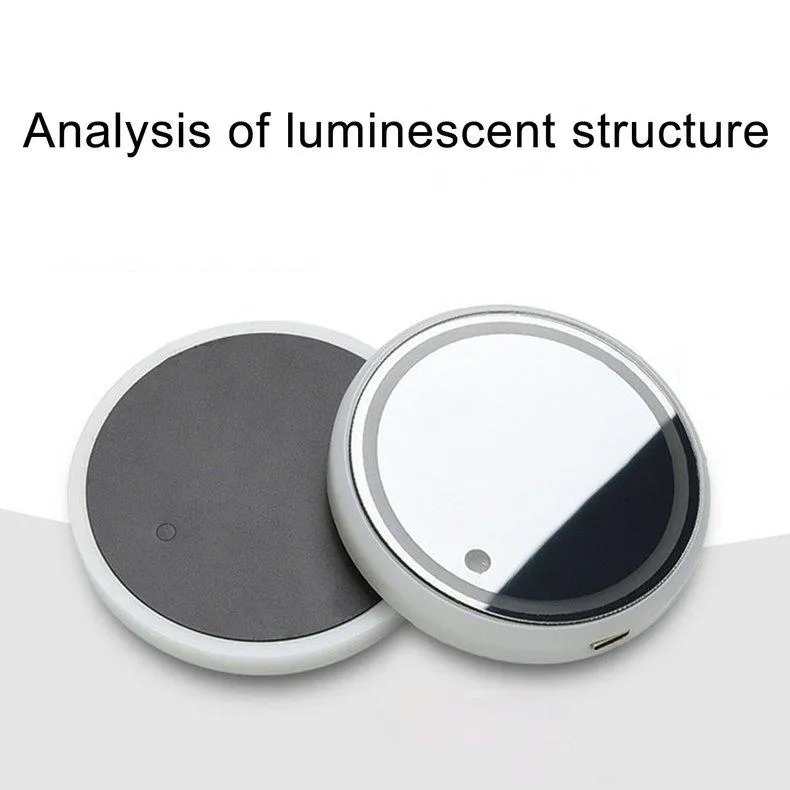 Car LED Coaster 7 Color Luminous RGB Light Mat 1