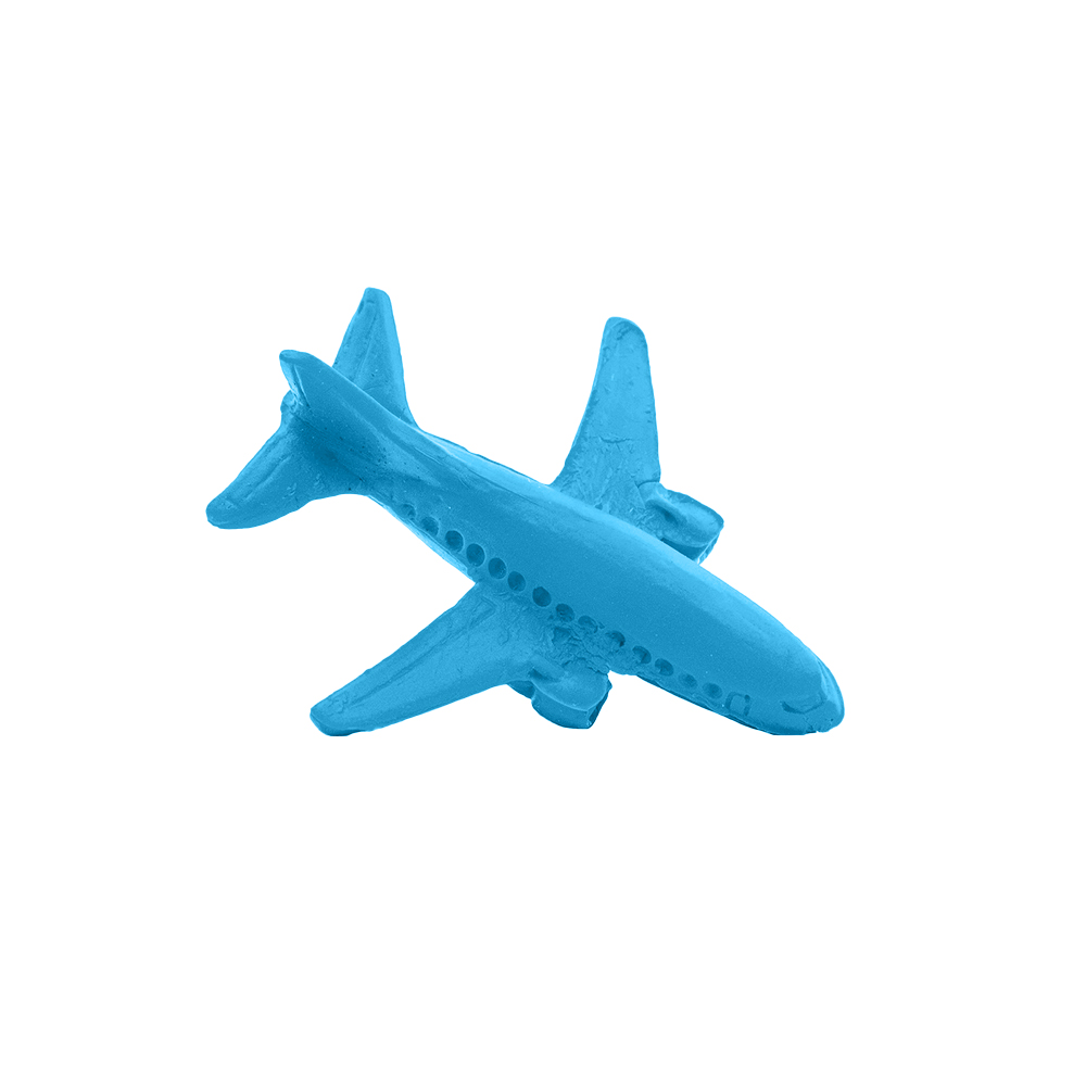 Pencil-Top Eraser Airplane 6