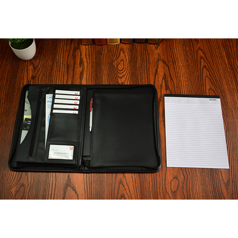 Multifunctional Storage Folder A4 Notebook Zipper Bag 3