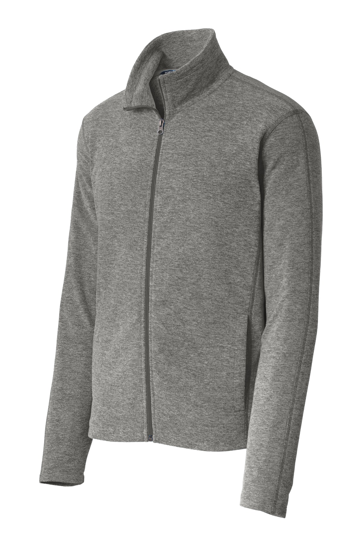 Port Authority Heather Microfleece Full-Zip Jacket. F235 8