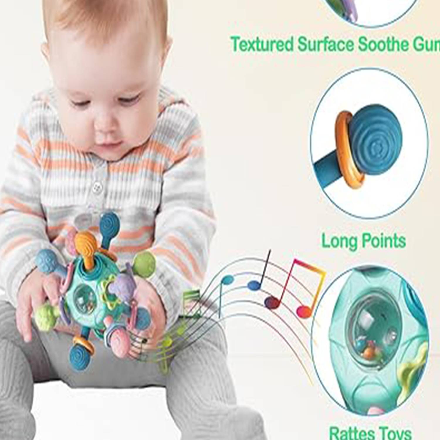 Baby Sensory Teething Toys 8